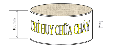 QUY CÁCH CỜ HIỆU, BIỂN BÁO VÀ BĂNG SỬ DỤNG TRONG CHỮA CHÁY QUY CÁCH CỜ HIỆU, BIỂN BÁO VÀ BĂNG SỬ DỤNG TRONG CHỮA CHÁY