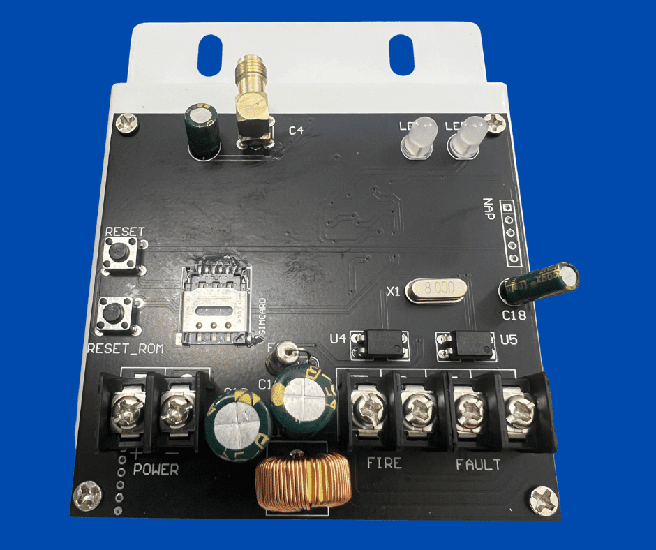Thiết bị cảnh báo cháy sớm - kết nối điện thoại FS-001 2 Mạch báo cháy qua điện thoại