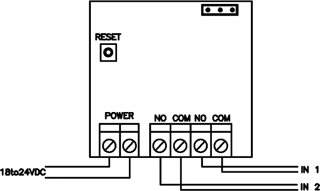 MODULE GIÁM SÁT KHÔNG DÂY ĐỊA CHỈ WBM 3 Sơ đồ đầu nối module WBM