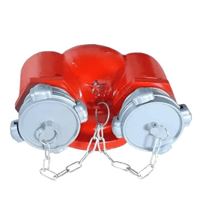 Trụ cứu hỏa không đế ShinYi 5 Họng tiếp nước chữa cháy 2 cửa D65