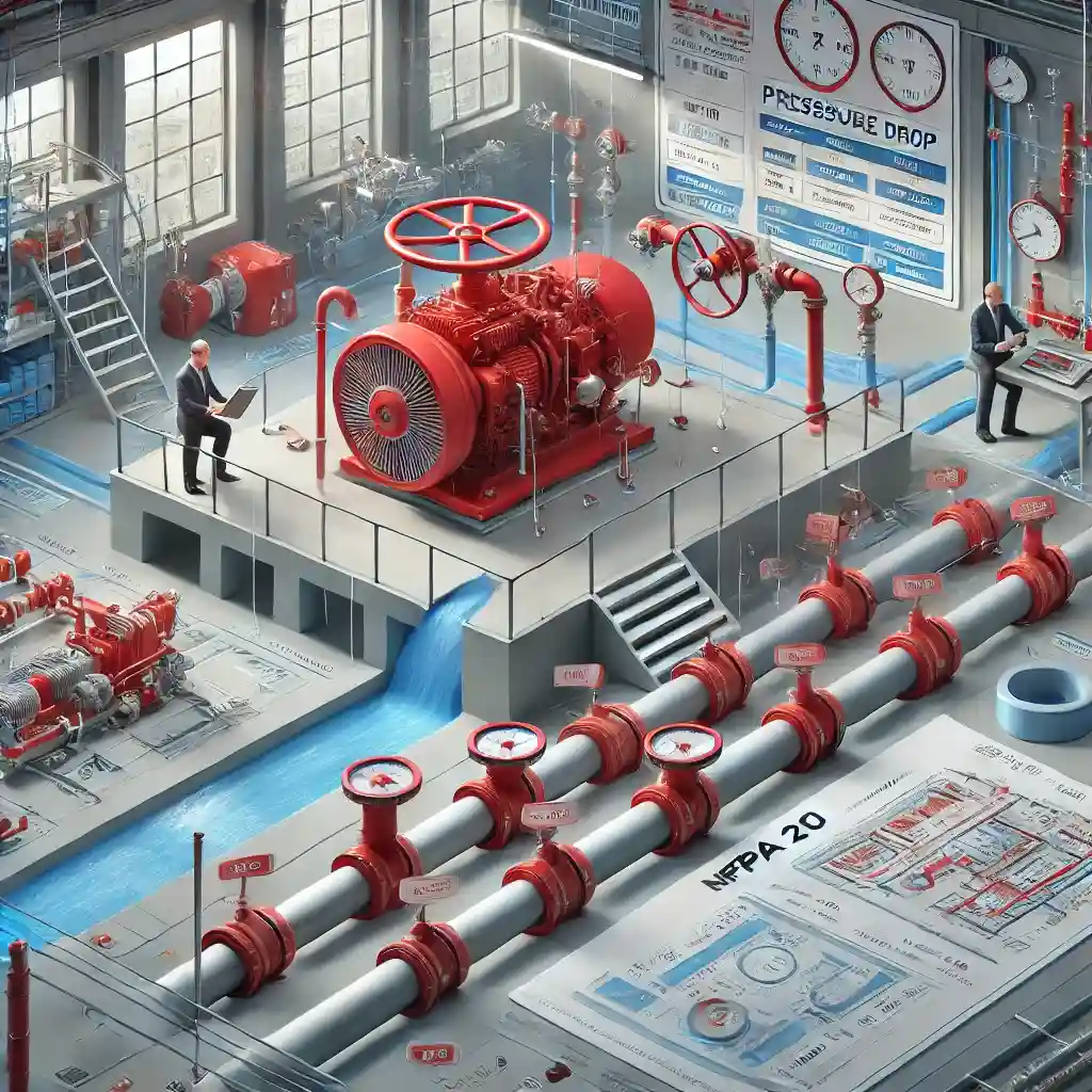 Bài 1: Lựa chọn kích thước ống cho hệ thống chữa cháy theo NFPA 20 4 xác định kích thước ống phù hợp với công suất máy bơm