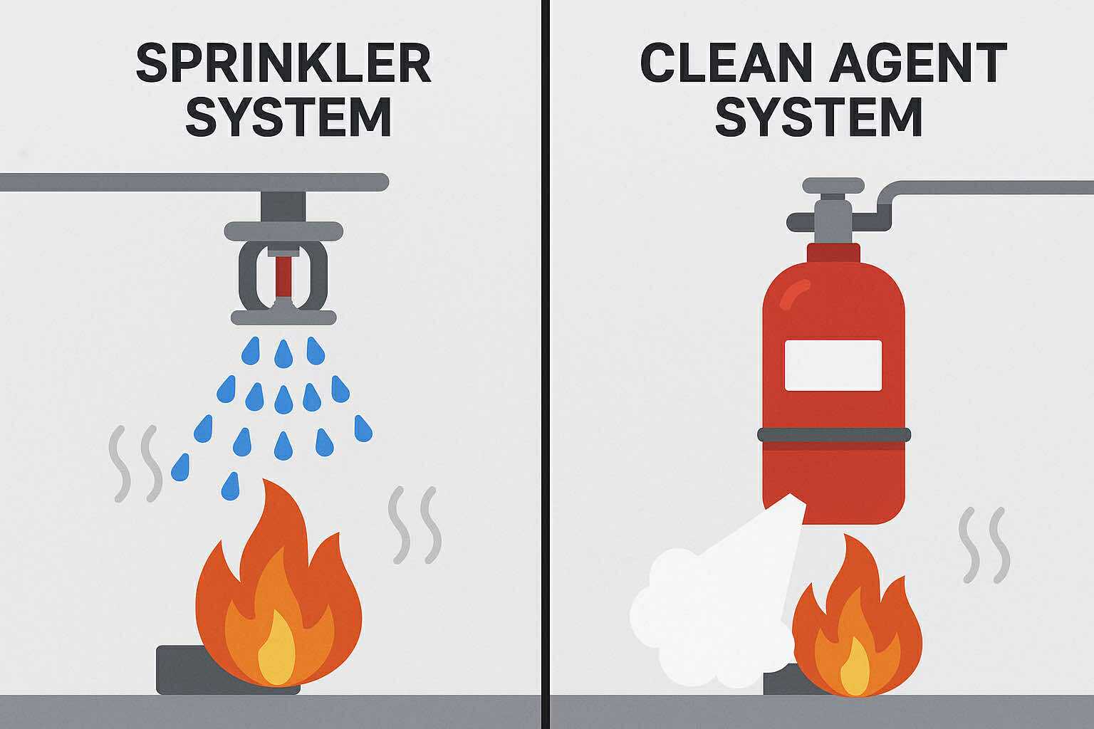 So sánh hệ thống chữa cháy Sprinkler và hệ thống khí sạch 5 So sánh hệ thống chữa cháy Sprinkler và hệ thống khí sạch