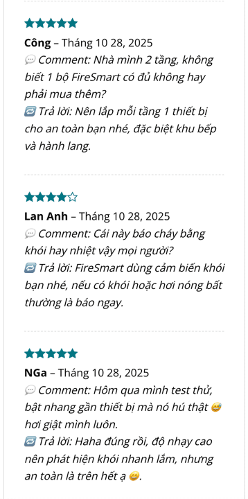 Thiết bị báo cháy không dây FireSmart 41 danh gia 2 - pccc.vn