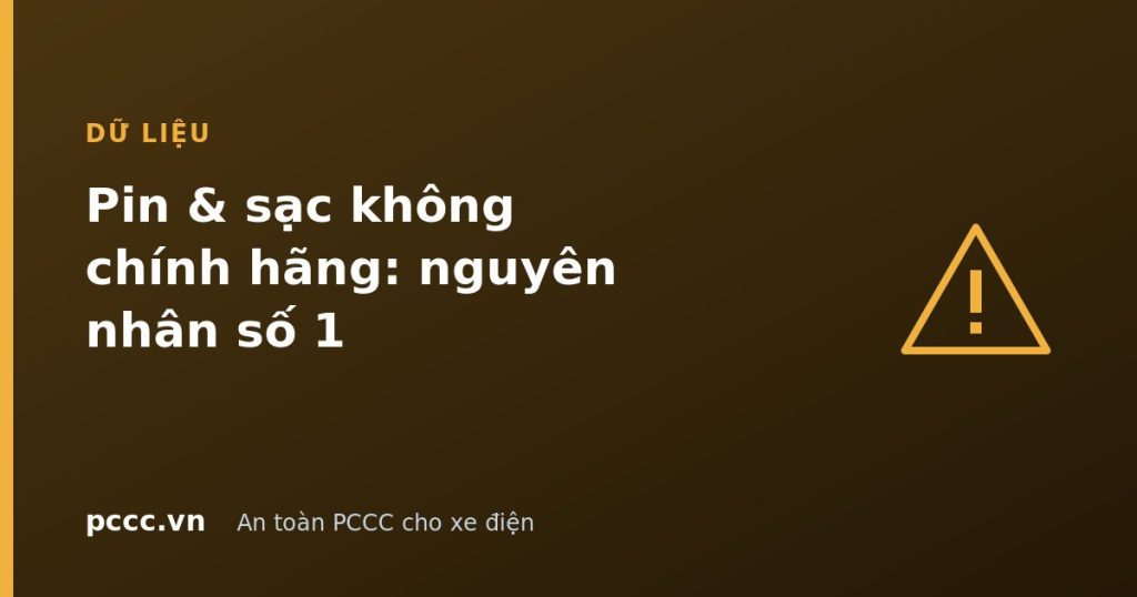 Pin và bộ sạc không chính hãng — nguyên nhân số 1 gây cháy xe điện Pin và bộ sạc không chính hãng — nguyên nhân số 1 gây cháy xe điện
