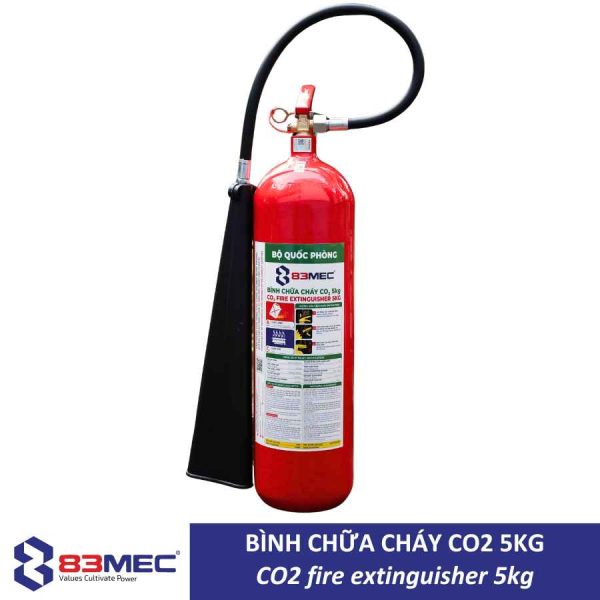 Bình chữa cháy CO2 3kg 83MEC 4 Bình chữa cháy CO2 5kg 83MEC mã 83MEC.CO2.MT5