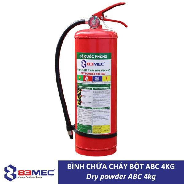 Cửa hàng 7 Bình chữa cháy bột ABC 4kg 83MEC mã 83MEC.ABC.4KG
