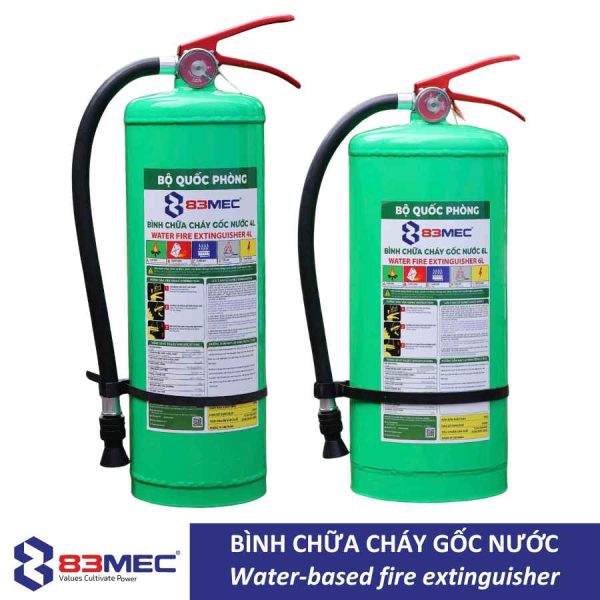 Cửa hàng 22 Bình chữa cháy gốc nước 4L và 6L 83MEC dung dịch AFFF 3%