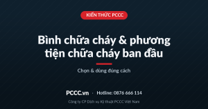 Bình chữa cháy: các loại, cách chọn và quy định 2026 2 Bình chữa cháy & phương tiện chữa cháy ban đầu
