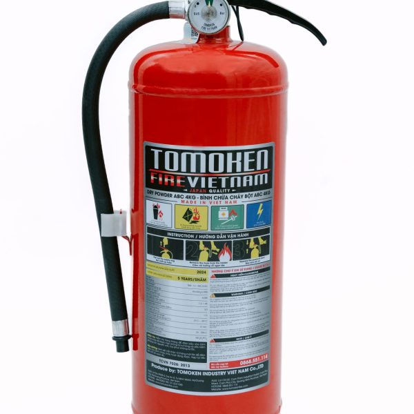 Khớp đầu bịt KUCHIGANE đồng Tomoken 3 Bình chữa cháy xách tay bột ABC 4kg Tomoken TMK-VJ-ABC/4kg