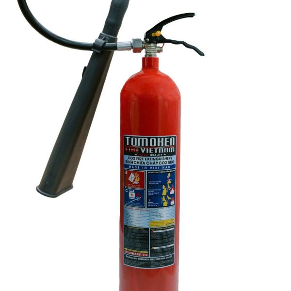 KỆ ĐỂ BÌNH CHỮA CHÁY TOMOKEN 6 Bình chữa cháy xách tay khí CO2 5kg Tomoken TMK-VJ-CO2/5kg