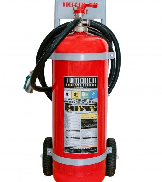 Bình chữa cháy xe đẩy bột ABC 35kg Tomoken TMK-VJ-ABC/35kg