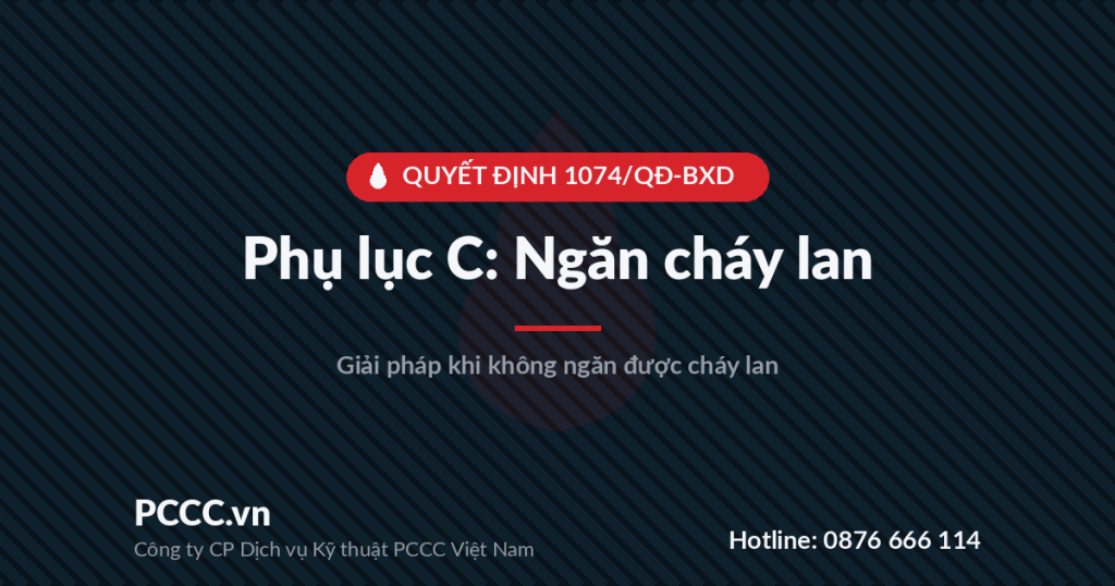 Không bảo đảm ngăn chặn cháy lan giữa các nhà và trong nhà — giải pháp theo Phụ lục C Quyết định 1074/QĐ-BXD Không bảo đảm ngăn chặn cháy lan giữa các nhà và trong nhà — giải pháp theo Phụ lục C Quyết định 1074/QĐ-BXD