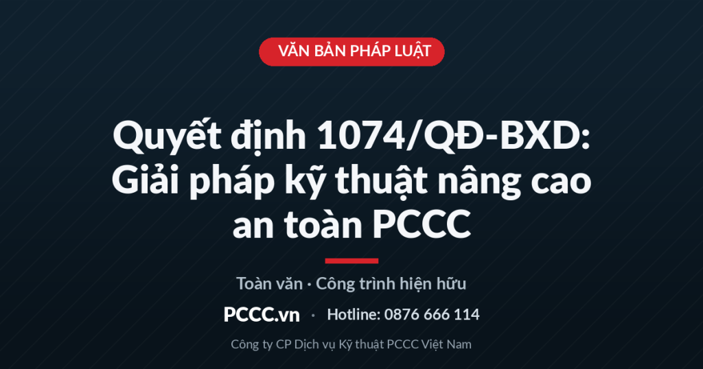 Quyết định 1074/QĐ-BXD: toàn văn + 6 phụ lục A–F (PDF) Quyết định 1074/QĐ-BXD: toàn văn + 6 phụ lục A–F (PDF)