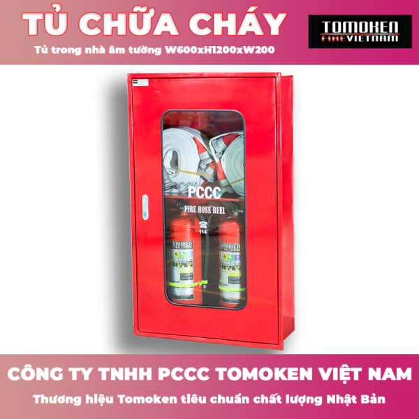 Bộ cân bằng áp lực tạo foam 6 Tủ chữa cháy âm tường Tomoken TMK-TNAT1200-1.2 - mã TMK-TNAT1200-1.2