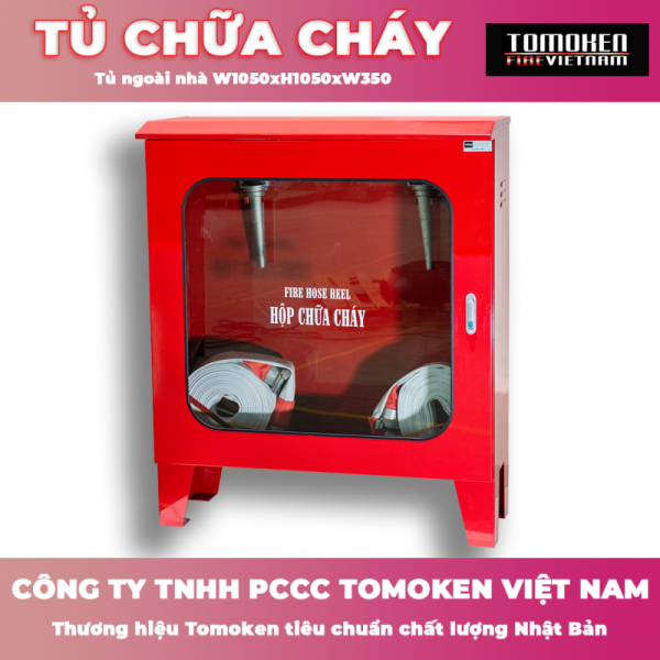 Tủ chữa cháy ngoài nhà Tomoken TMK-NH1050-1.5 - mã TMK-NH1050-1.5