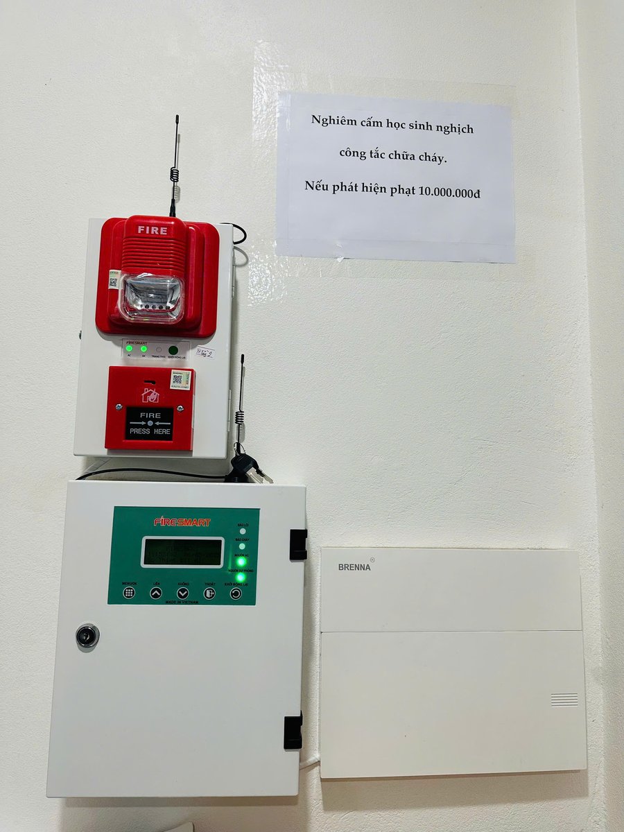 Trung tâm ngoại ngữ, dạy thêm, nhóm trẻ: phải làm gì về phòng cháy chữa cháy? 9 Tủ trung tâm báo cháy FireSmart lắp tại trung tâm luyện thi