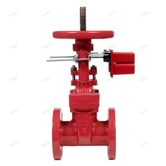 Van giám sát 1 Van giám sát kiểu OS&Y có công tắc giám sát trên đường ống chữa cháy