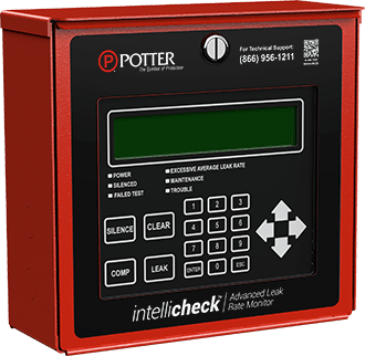 Giám sát hệ thống Sprinkler Potter (Mỹ) – Flowswitch, công tắc giám sát & áp suất 14 Potter IntelliCheck - Giám sát tốc độ rò rỉ khí