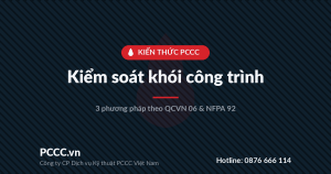 Kiểm soát khói công trình: 3 phương pháp và cách kiểm chứng theo QCVN 06 1 Kiểm soát khói công trình theo QCVN 06 và NFPA 92