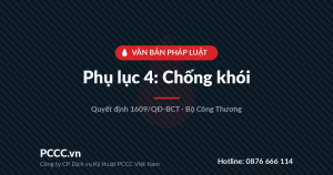 Không lắp được hút xả khói, tăng áp chống nhiễm khói — giải pháp theo Phụ lục 4 Quyết định 1609/QĐ-BCT 2 qd-1609-phu-luc-4-chong-khoi