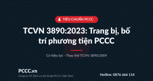 TCVN 3890:2023 – Trang bị, bố trí phương tiện PCCC cho nhà và công trình 1 TCVN 3890:2023 - Trang bị, bố trí phương tiện PCCC cho nhà và công trình