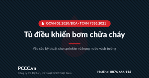 Tủ điều khiển bơm chữa cháy cho hệ sprinkler và họng nước vách tường 1 Tủ điều khiển bơm chữa cháy: yêu cầu kỹ thuật cho hệ sprinkler và họng nước vách tường theo QCVN 02:2020/BCA